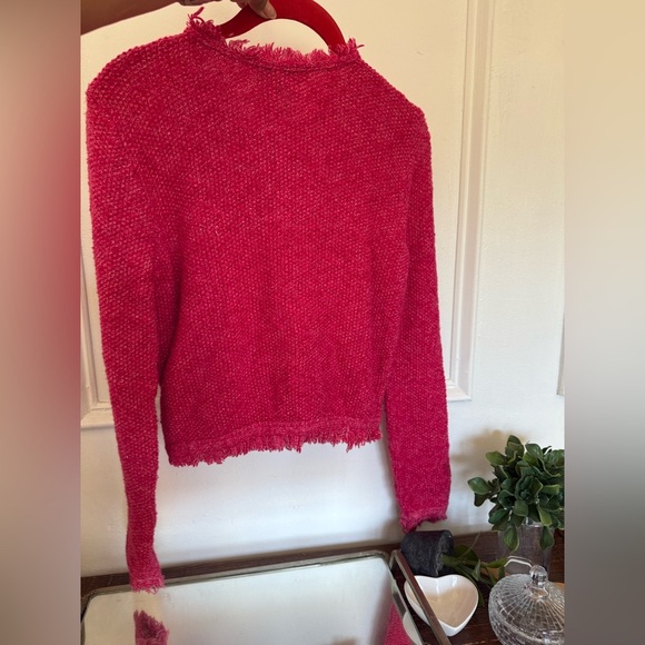 Sam Edelman Pink Women's Cardigan Sweater - Picture 10 of 11